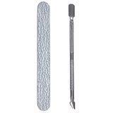 Glam'Up Paris Manicure, vijl, korrel 100/180, incl. metalen nagelriemschuiver