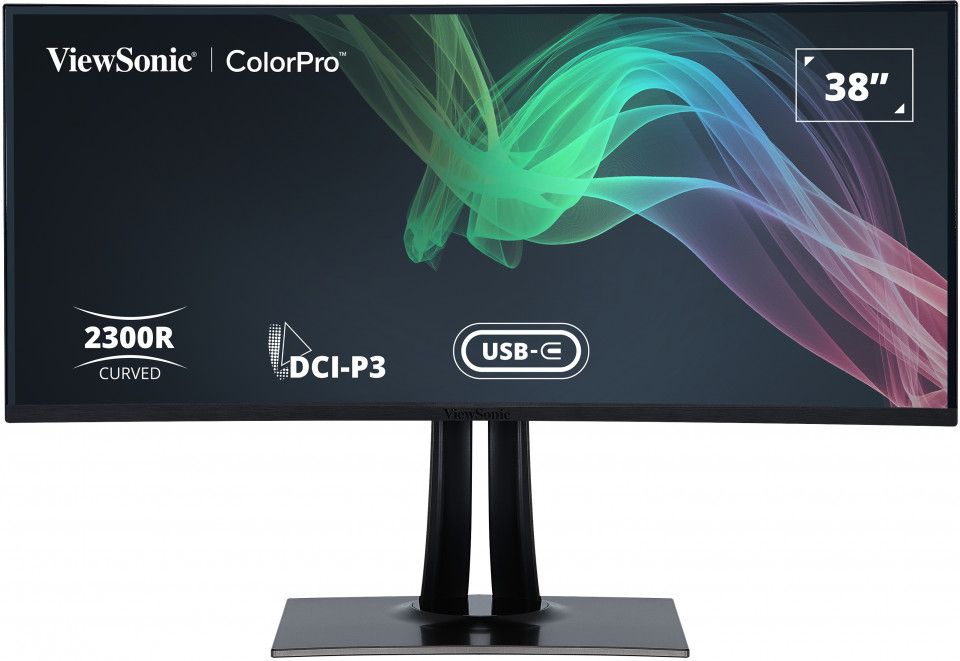ViewSonic VP3881A 38" Curved Monitor - Quad HD+ - LED - HDR - USB-C