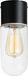 Markslojd Zen Plafonnier de salle de bain 1 ampoule Noir IP44 E27
