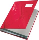 Leitz - Design Vloeiboek - Karton - 18 scheidingsbladen - Rood