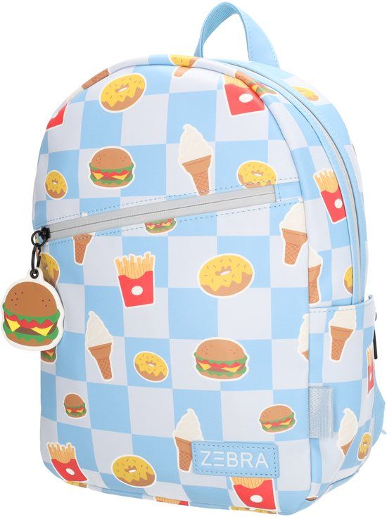Zebra Trends Levi Rugzak - Jongens - Schooltas - Kinderrugzak - Flessenhouders - Boys - School - Rugtas - Fast food