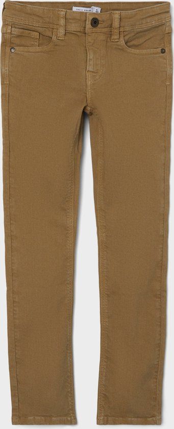 NAME IT NKMTHEO XSLIM TWI PANT - Jongens Broek - Maat 146 - Kelp