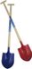 Twisk Metalen schep met punt (1st.) - Strandschep - 90 cm