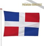 Dominicaanse Vlag Dominicaanse Republiek 100x150cm - Polyester - Geschikt voor boot