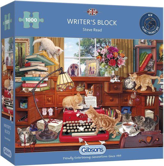 Gibsons Writer's Block Puzzel (1000 stukjes)