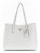 GUESS Meridian II Girlfriend Tote Bag Bone Logo crème