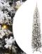 vidaXL Sapin de Noël artificiel Vert 240 cm PVC et Acier et Plastique