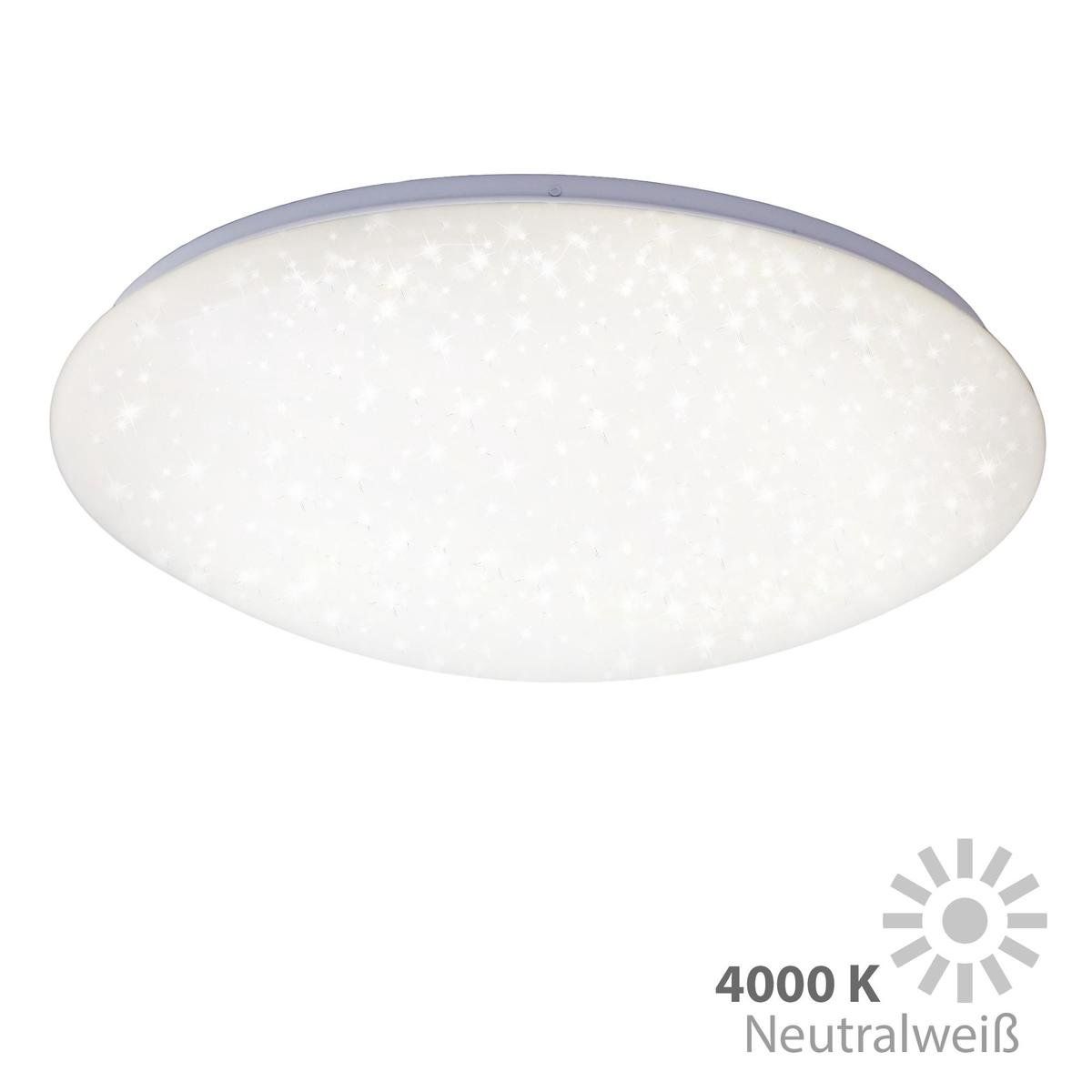 Briloner Leuchten VIPE Plafondlamp Plafonnière - Wit - Plastic - LED - 24W - 2400 Lumen