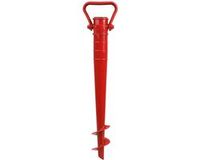 Merkloos Parasolharing - Rood - Kunststof - D40 mm x H37 cm