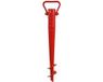 Merkloos Parasolharing - Rood - Kunststof - D40 mm x H37 cm