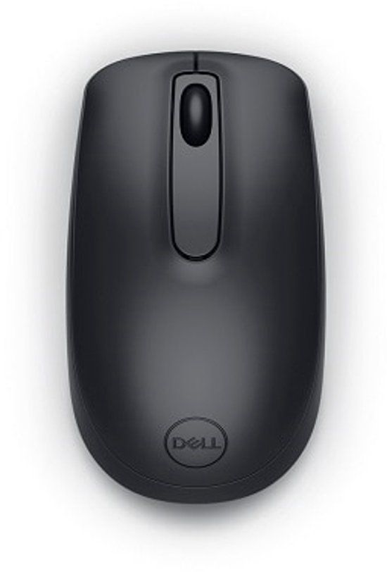 Dell WM118 Muis Universeel Ambidextrous RF Draadloos Optisch 1000 DPI Zwart