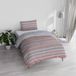 Italian Bed Linen Athena dekbedovertrekset met tas en kussenslopen, bedrukt, BELEN ROOD, eenpersoonsbed