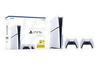 Sony Interactive Entertainment PlayStation 5 Slim - Disc Edition - 1TB SSD - Wit - 2x DualSense Controllers Bundle