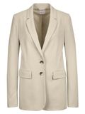 MADELEINE Blazer Blazer, Vrouwen, Maat 44, Lichtbeige, Gebloemd, Viscose, Polyamide, Elastaan