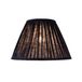 Watt & Veke Abat-jour Ella, noir, Ø 33 cm, lin - Tissu / textile