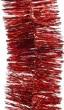 Decoris Kerstslinger - 2 stuks - Rood - Lametta - 270 cm - Glanzend