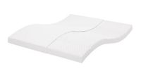VidaXL Schuimmatras 7 Zones Queensize Wit 160x200x10 cm