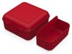 Boîte à pain rouge carrée avec une hauteur généreuse et une fermeture à clic intelligente pour petits pains et sandwichs