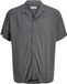 JACK & JONES Jjejeff Solid Resort T-shirt S/S Sn chemise pour homme à manches courtes, gris, M