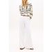 Tommy Hilfiger Chemise Twill Bouton Drapeau Plumes Calicot Bleu Taille 36