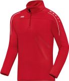 Jako Classico Ziptop Heren - Rood | Maat: XXL