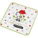 Sheepworld Magische handdoek met geluksmotief, kleine handdoek, gastendoek, in vorm geperst, 30 cm x 30 cm, katoen, cadeau, grappige verrassing, 74381