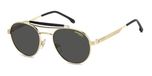 Carrera CARRERA 381/S Gold Black/Grey Rond Metaal Heren Zonnebril 52mm