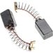 Vhbw 2 balais de charbon pour moteur compatible avec Hitachi D-6c D6sa, D6sh, Df-8, Dg-10a, Dg-6, Dh14v outil électrique - 6,5 x 7,5 x 12mm