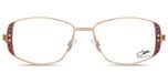 Cazal Lunettes De Vue Unisexe Acier Géométrique 53mm