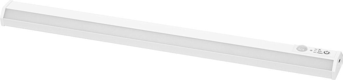 Ledvance Batterij-aangedreven armatuur LED: voor muur/kastonderzijden, LINEAR LED MOBILE BACKLIGHT USB / 1 W, stralingshoek: 120, Cool White, 4000 K, body materiaal: aluminum/polycarbonate (pc), IP20