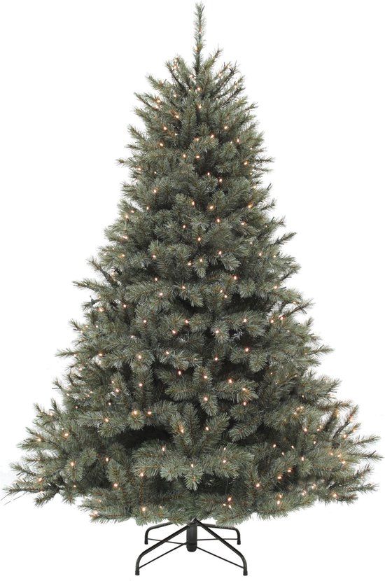 Triumph Tree led forest frosted kunstkerstboom - 215 x 140 - newgrowth blue - 304 lampjes warmwit led