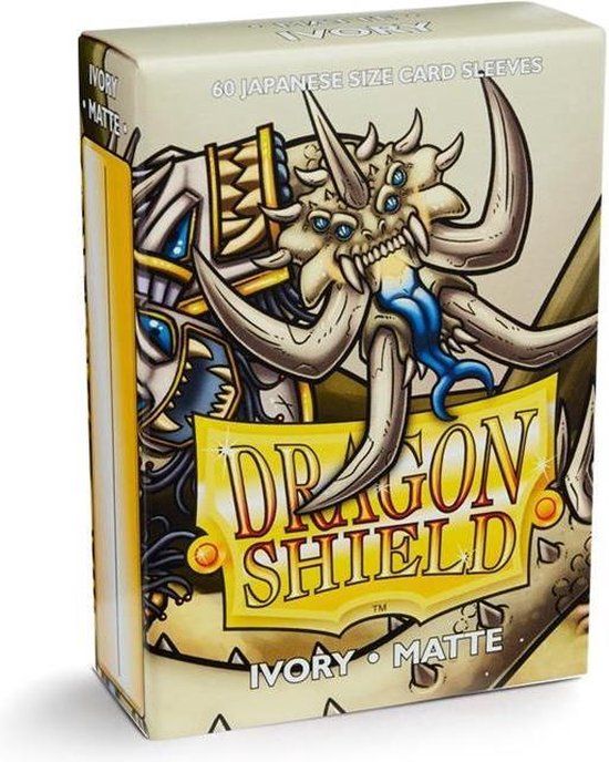 Dragon Shield Card Sleeves: Japanese Matte Ivory (59x86mm) - 60 stuks