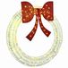vidaXL Couronne 150 LED blanc chaud 121 x 121 x 10 cm PET