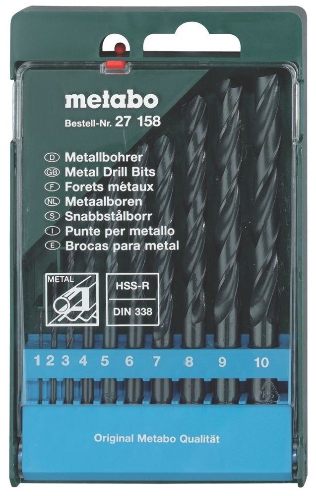 Metabo 627158000 HSS-R Boorcassette - 10-delig