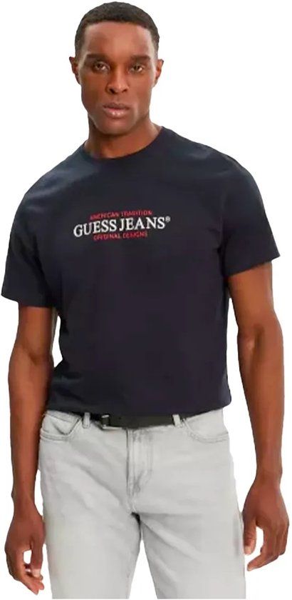 Guess American Tradition T-shirt Korte Mouwen Blauw S Man