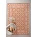 NOUS Living Rosalia vloerkleed roze/terra (290x200cm)