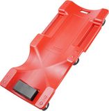 VEVOR montage rolplank werkplaats ligstoel montage ligstoel 915mm 158,8kg oprolbaar rood