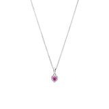 Lucardi Kinder Kinderketting met hanger - Ketting - 925 Zilver - Zilverkleurig - 40 cm