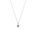 Lucardi Kinder Kinderketting met hanger - Ketting - 925 Zilver - Zilverkleurig - 40 cm
