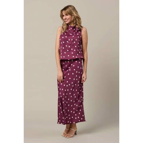 &Co Woman BIBBI DOT - Rok - Viscose - Paars - XS