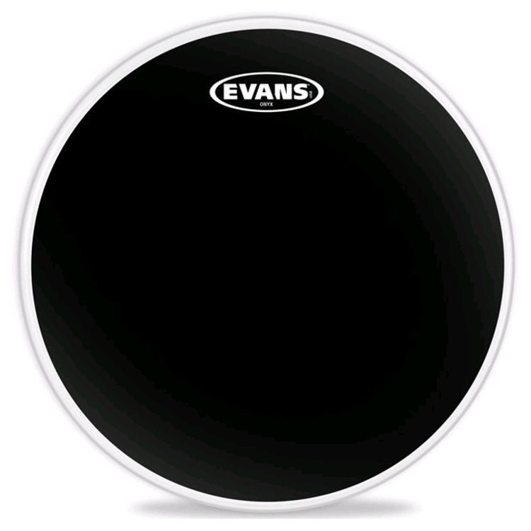 Evans B16ONX2 16 inch Onyx tomvel Black