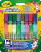 Crayola - Assortiment van 16 mini-glitterlijm, wasbaar, verschillende kleuren – aanbevolen leeftijd: vanaf 3 jaar