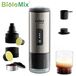 Machine à expresso portable - WY-007, 3-en-1 - Fonctionnement via USB - Convient aux capsules Nespresso et Dolce Gusto - Convient à la poudre de café - Acier inoxydable - Argent