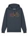 Watapparel Sweatshirt 'Fahrräder' antraciet / gemengde kleuren