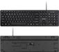 Rebek Rebel WDK100 - Bedraad Toetsenbord met USB 2.0 - Membraantoetsen - Zwart - QWERTY