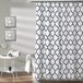 Lush Decor Bellagio douchegordijn, 72" x 72", Navy