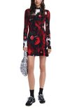 Desigual Gebreide jurk met lange mouwen voor dames