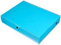 Viquel Class Doc Archiefbox, polypropyleen, rug 60 mm, turquoise
