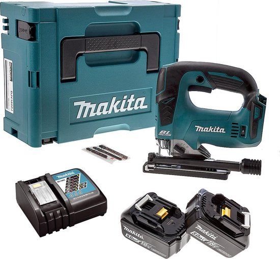 Makita DJV182RTJ Accu Decoupeerzaag - 18V - 5.0Ah - Li-ion - Incl. Mbox