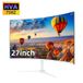 27 Inch Moniteur Courbé 75Hz 2ms PC de bureau LCD FHD Ordinateur Affichage Jeu Panneau IPS Écran LED 1080P Affichage de bureau